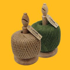 Bishops Twine Stand in Natural 140m and Green 300m by Creamore Mill