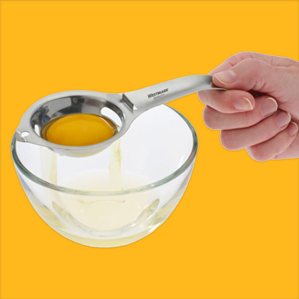 Egg separator over a bowl