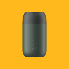 Chilly's Series 2 340ml Coffe Cup in Pine Green