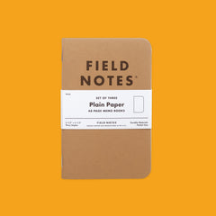 Field Notes Original Plain Pack