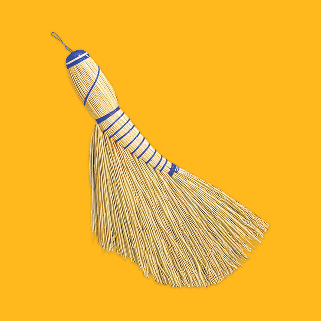 The Dutch Style Rice Straw Hand Brush from Redecker.