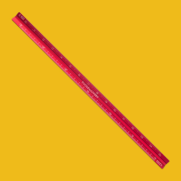 Tools to Liveby Scale ruler in red