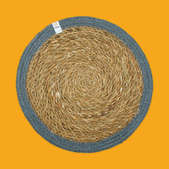 Seagrass & Jute Tablemat in Grey
