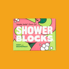 SHOWERBLOCKS Solid Shower Gel Mint & Grapefruit Scent