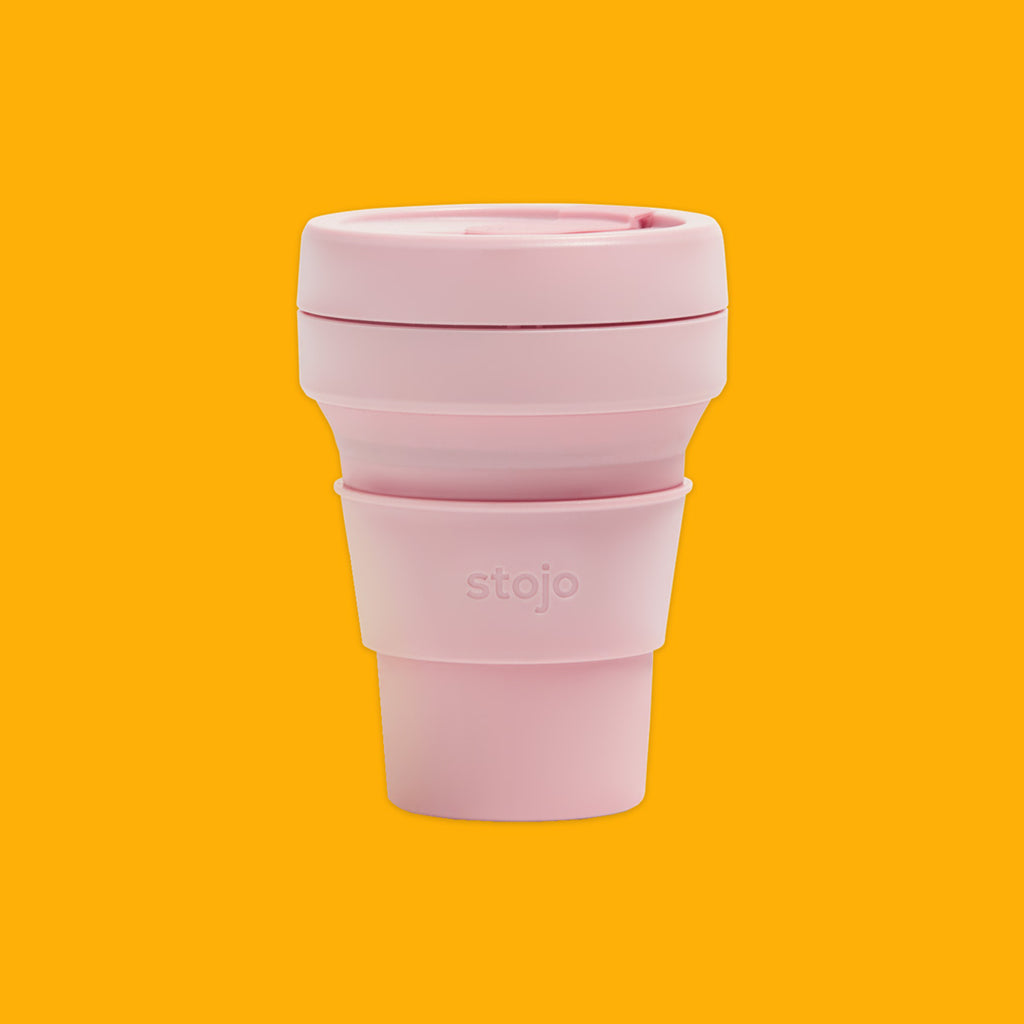 Stojo 12oz Collapsible Coffee Cup Carnation