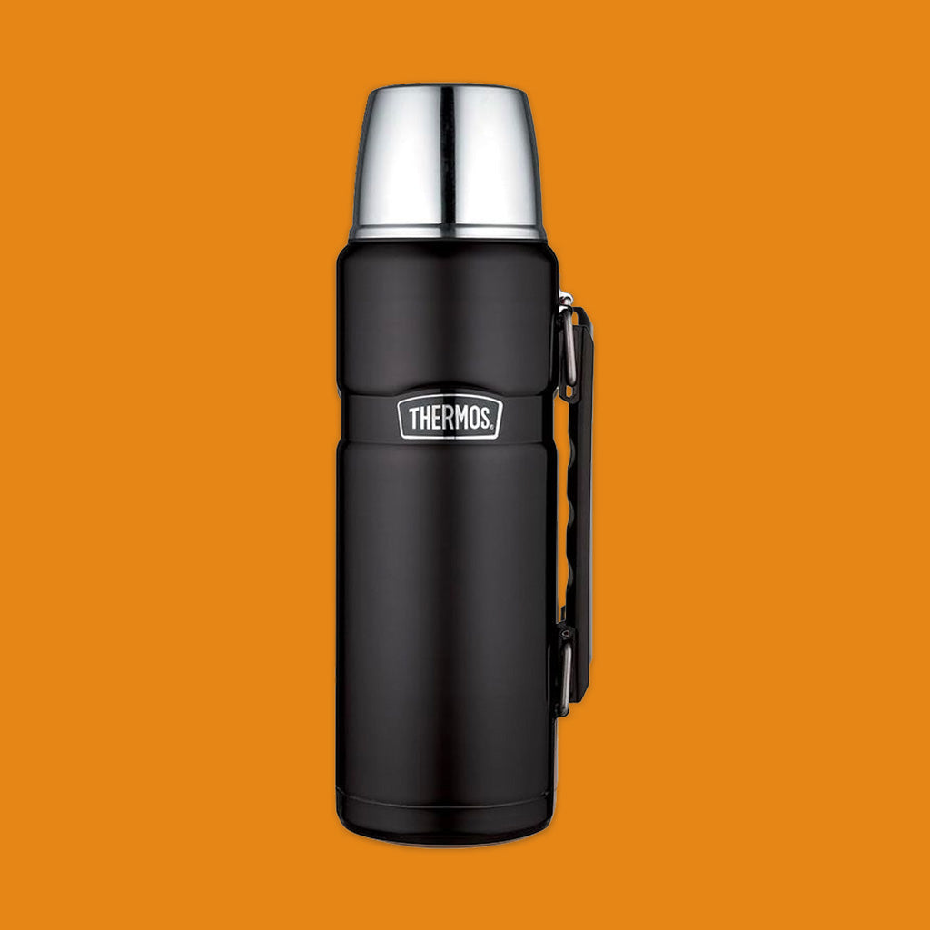 Thermos 1.2L Stainless Steel Flask in Black