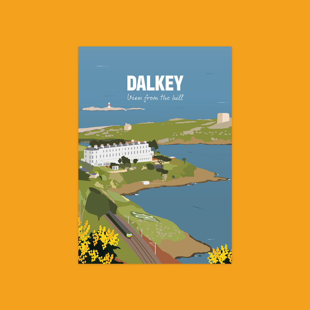 The Irish Atelier | A3 | Dalkey View from the Hill
