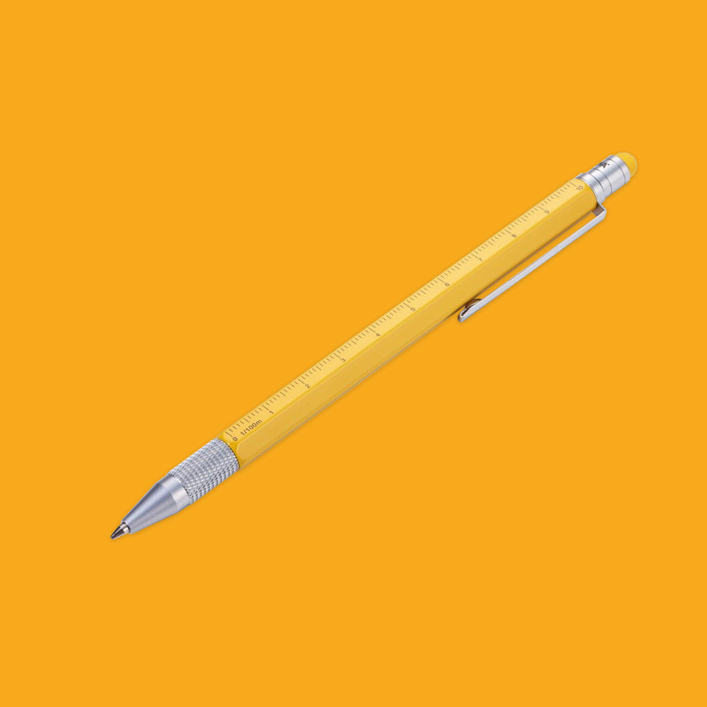 Troika Construction Slim Pen in Yellow
